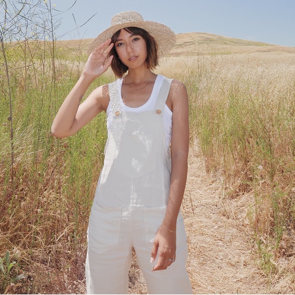 MATE the Label Denim - Mate The Label Linen Maya Overalls